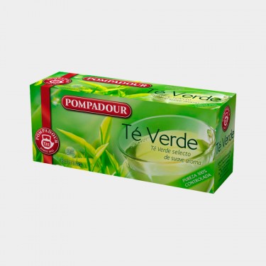 Te verde POMPADOUR estuche 25 Unds