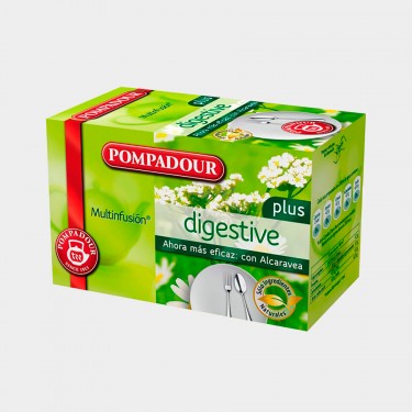 Infusion digestive plus POMPADOUR estuche 20 Unds
