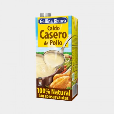 Caldo de pollo GALLINA BLANCA brik 1L
