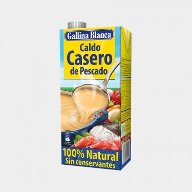 Caldo de pescado GALLINA BLANCA brik 1L