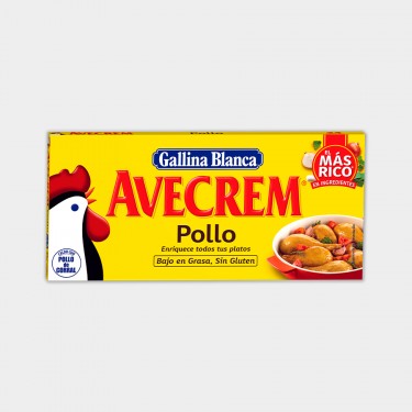 Caldo de pollo AVECREM pastilla 100g Pack 8+2