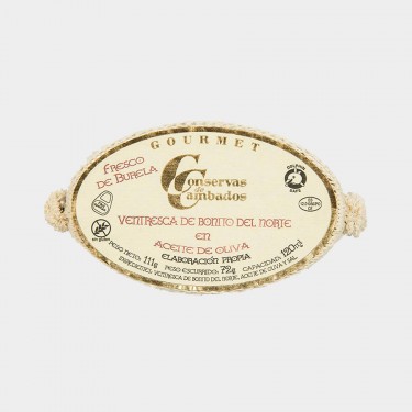 Ventresca bonito fresco ac. oliva CAMBADOS lata OL120