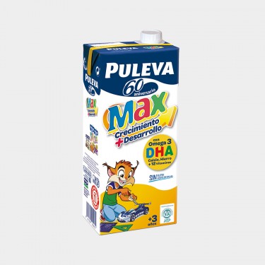 Leche infantil PULEVA MAX brik 1L caja 6
