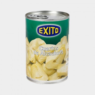 Alcachofas cuarteadas EXITO bote 1/2 kg