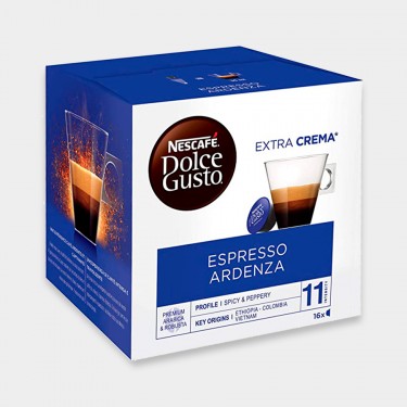 Cafe espresso ristretto ardenza DOLCE GUSTO estuche 16 Und