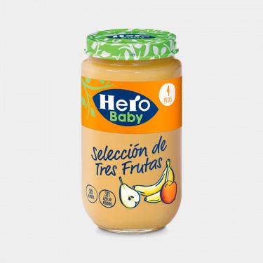 Potito seleccion tres frutas HERO BABY tarro 235 gr