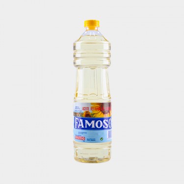 Aceite de girasol FAMOSOL botella pet 1L