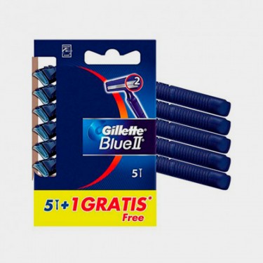 MAQ DE AFEITAR GILLETTE DESECH BLUE II  5+1 UNI