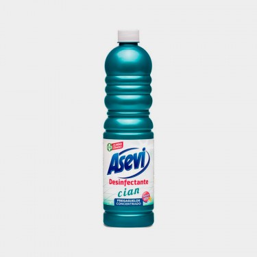 FREGASUELOS DESINFECTANTE ASEVI CIAN 1 L