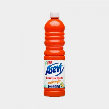 FREGASUELOS DESINFECTANTE ASEVI NARANJA 1 L