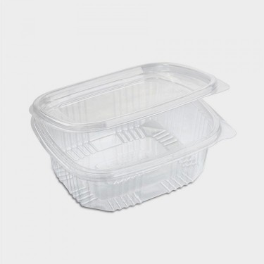 L.BANDEJA (TAPER) 500CC TRANSPARENTE X 50 UNI