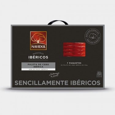 Maletin PALETA DE CEBO IBERICA Navidul 104gr x7 uds