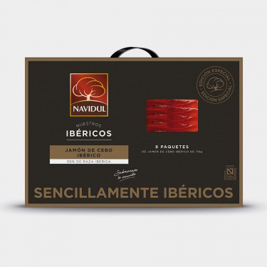 Maletin JAMON  DE CEBO IBERICO Navidul 110gr x8 ud