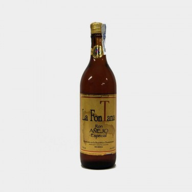 Ron añejo LA FONTANA botella 70cl