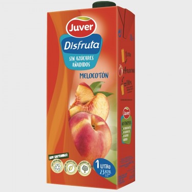 bebida melocoton JUVER DISFRUTA brik 1L