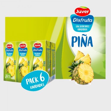 bebida piña JUVER DISFRUTA minibrik Pack 6