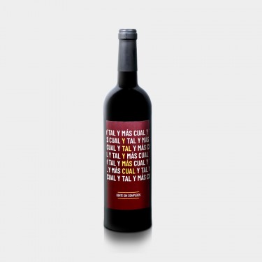 Vino tinto roble Y TAL Y MÁS CUAL 75 cl
