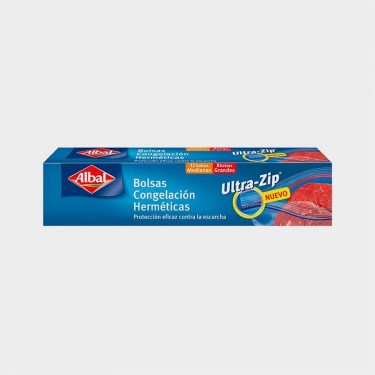UNI. BOLSA ULTRA ZIP HERMETICA CONGELACION 2 TAMAÑ