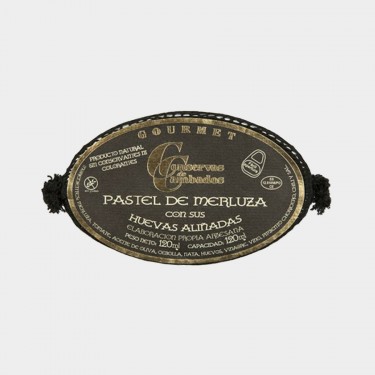Pastel merluza con huevas aliñadas CAMBADOS lata OL-120