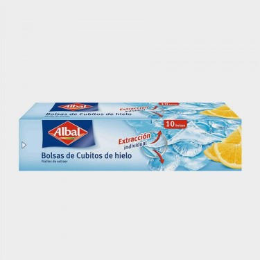 UNI. BOLSA CUBITOS DE HIELO ALBAL 10B