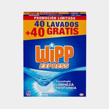 Detergente WIPP EXPRESS maleta 80av