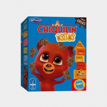 Galletas ositos choco CHIQUILIN  caja 120g 1,20