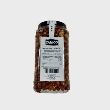 Cacahuete frito piel TANICO  tarro 1kg