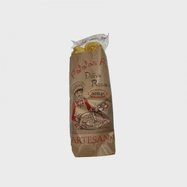 Patatas fritas artesanas DOÑA ROSARIO  bolsa 140g 2 Unds