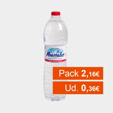 LOTE 10 PACKS AGUA MONSSALUS 1,5 X6