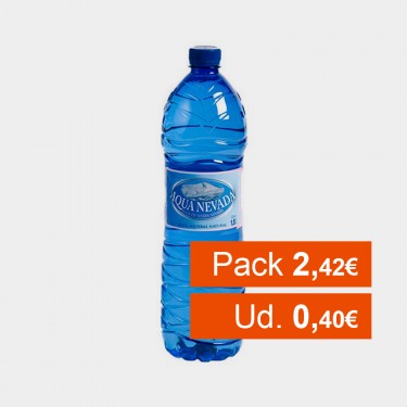Agua NEVADA 1500x6 lote 20 packs