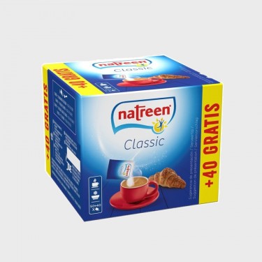 Edulcorante comprimidos NATREEN estuche 90 sobres x 1gr