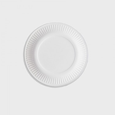 Plato carton postre 18cm 100 Unds