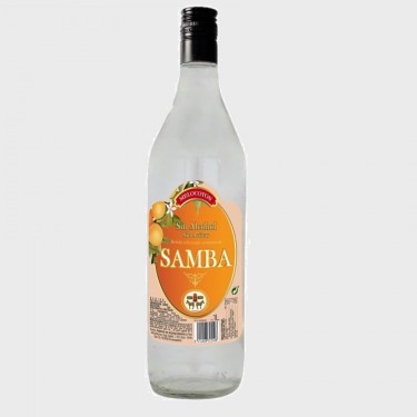 Licor melocoton  sin alcohol SAMBA botella litro