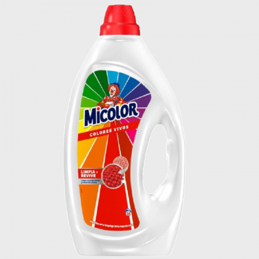 Detergente gel colores vivos MICOLOR botella 30 dosis