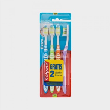 UNI.CEPILLO DENTAL EXTRA CLEAN COLGATE (PACK 4) UD