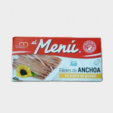 ANCHOAS EL MENU 1/8 45GR AC GIRASOL