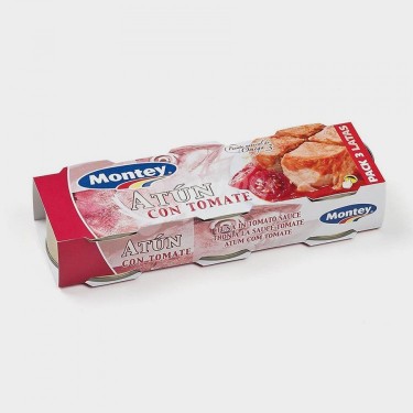 PACK 3 MONTEY ATUN TOMATE 85G