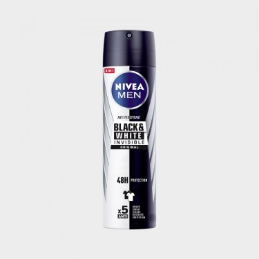 DESODORANTE NIVEA BLACK & WHITE 200ml HOMBRE