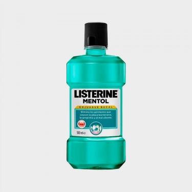 UNIDAD ENJUAGUE BUCAL LISTERINE MENTOL 500 ML