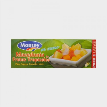 PACK-3 MACEDONIA FRUTAS TROPIC MONTEY