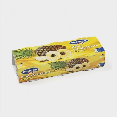 PACK 3 MONTEY PIÑA SU JUGO 227GR