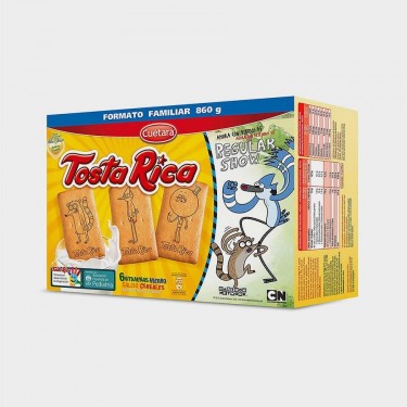 UNI. CUETARA TOSTA RICA 860 GRS
