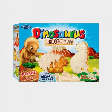 UNID. DINOSAURIOS CHOCO BLANCO 85GR 1 EURO