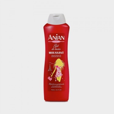 UNIDAD GEL DE BAÑO ANIAN MOUSSANT 750ML