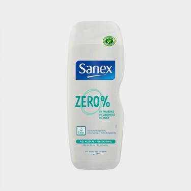 UNIDAD GEL SANEX ZERO % PIEL NORMAL 600 ML