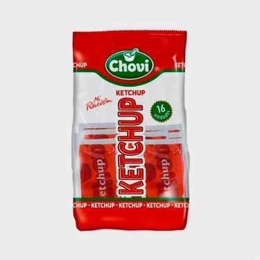 UNI.BOLSA IND KETCHUP CHOVI SOBRE 12GR X16S