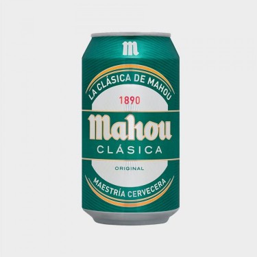 MAHOU LATA 1/4 clasica.X24