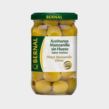 UNIDAD ACEITUNA MANZANILLA TARRO CRISTAL 180 GR