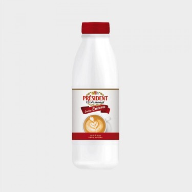 LECHE ENTERA PRESIDENT 1,5 L CAJA X6