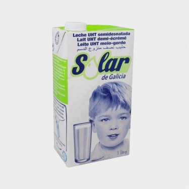 LECHE SEMIDESNATADA SOLAR BRIK 1L X6